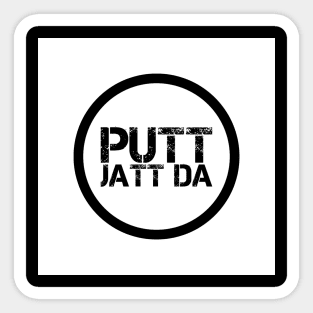 Putt Jatt Da translated means Son of a Farmer Sticker